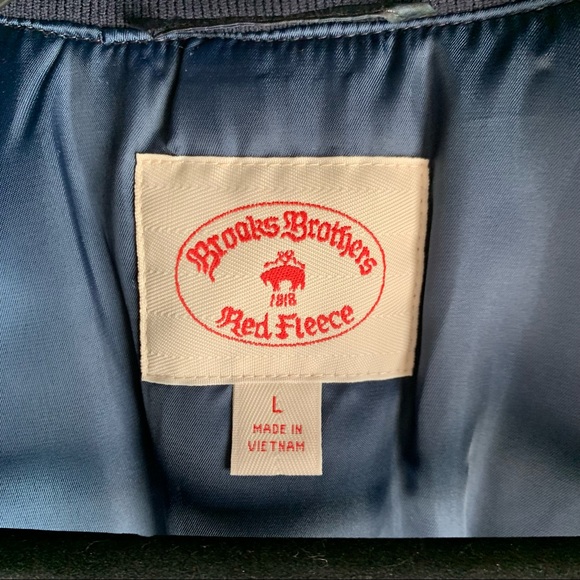 Brooks Brothers Red Fleece Puffer Jacket - Picture 5 of 7